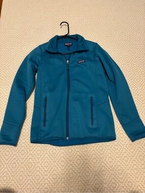 Patagonia Teal full zip Fleece Jacket size S